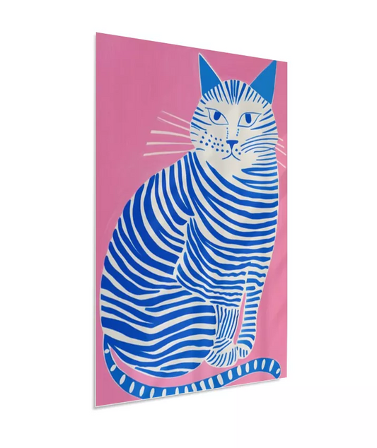 Gato Listrado Azul