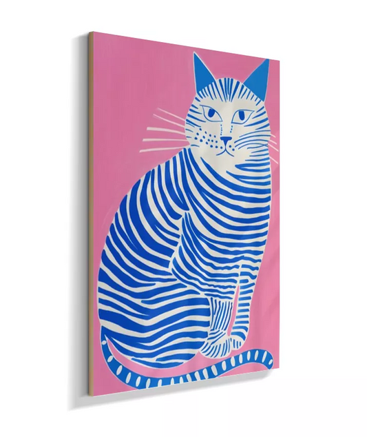 Gato Listrado Azul
