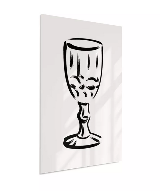 Taça minimalista