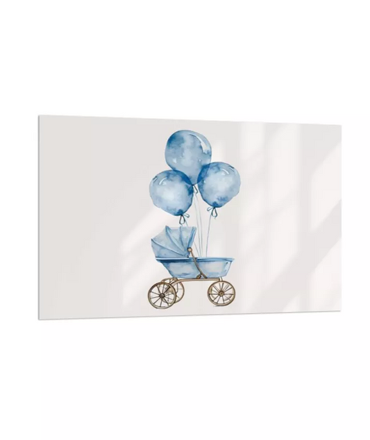 Carrinho de Bebê Azul